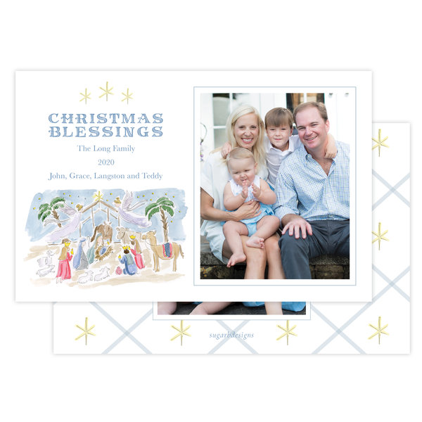 King is Born A9 Christmas Card Landscape