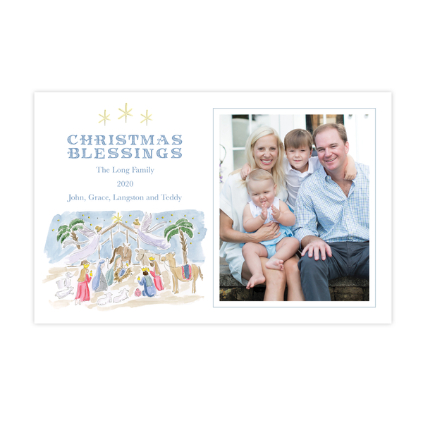 King is Born A9 Christmas Card Landscape