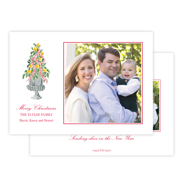 Lemon Tree Christmas Card Landscape