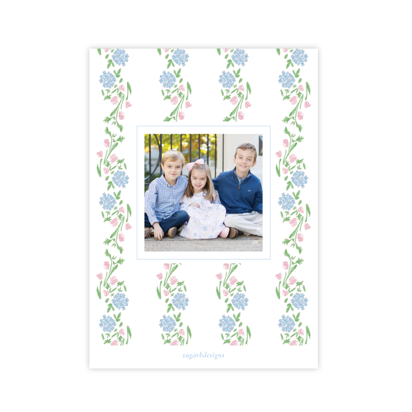 Lou Lou Floral Wreath Easter Card