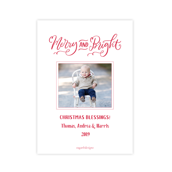 Leslee Bow Red Christmas Card