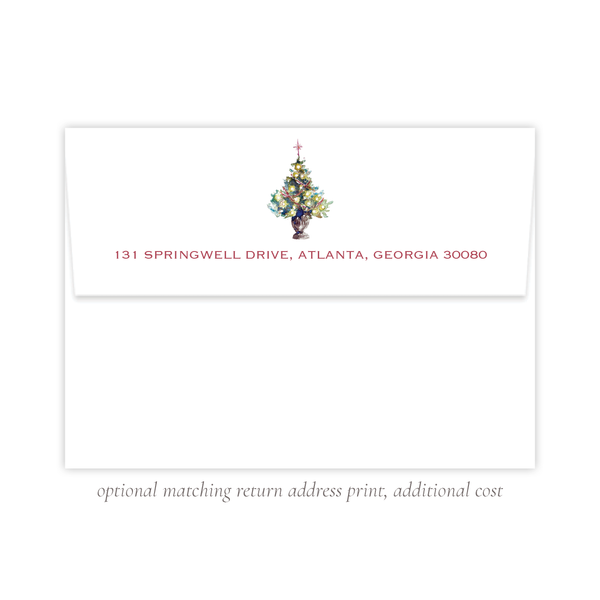 Loreley Bow Christmas Card Landscape