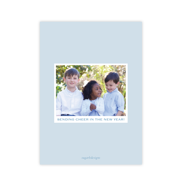 Masse Wreath Christmas Card Letter Portrait