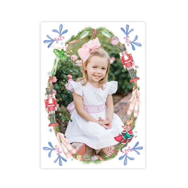 Nutcracker Suite Change of Address Christmas Card