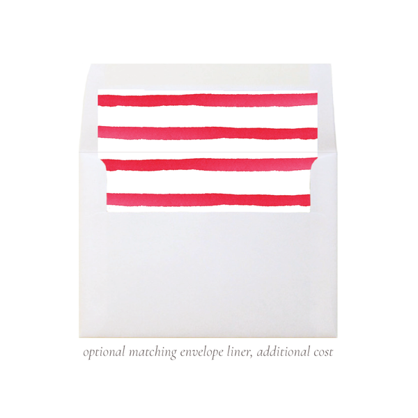 Lemon Tree Christmas Card Landscape Stripe