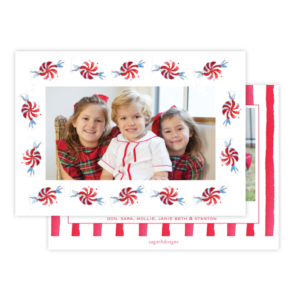 Peppermint Parade Christmas Card Landscape