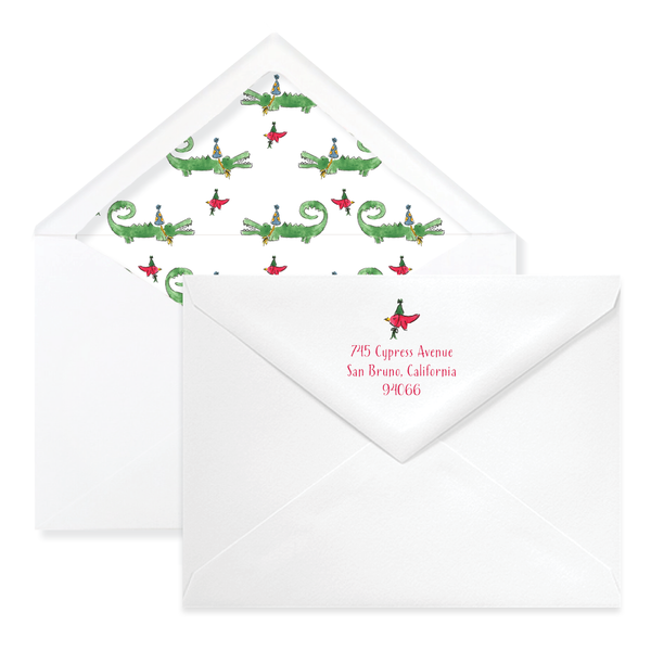 Party Animals Flat Stationery