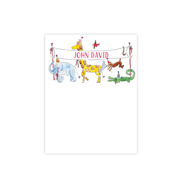 Party Animals Flat Stationery
