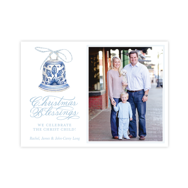 Peden Blue Christmas Card