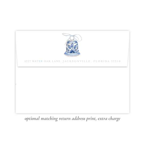 Peden Blue Christmas Card