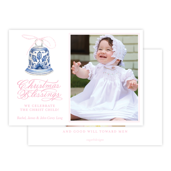 Peden Pink Christmas Card