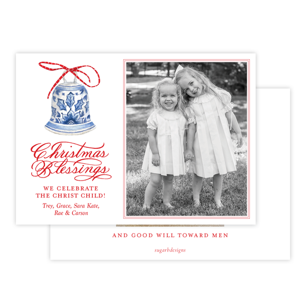 Peden Red Christmas Card