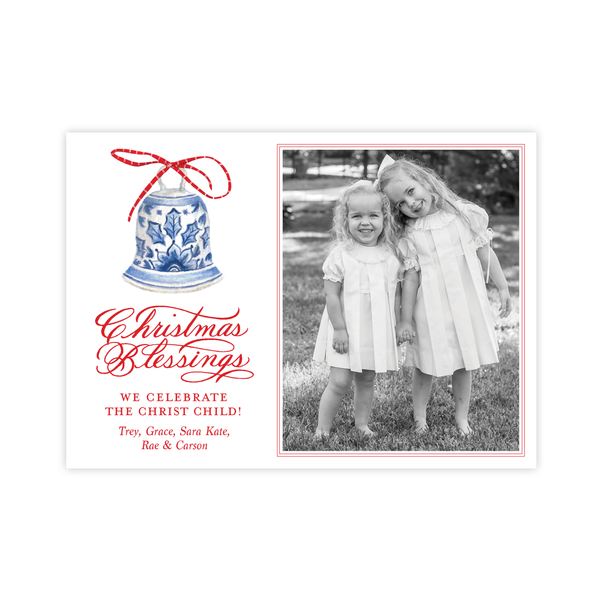 Peden Red Christmas Card