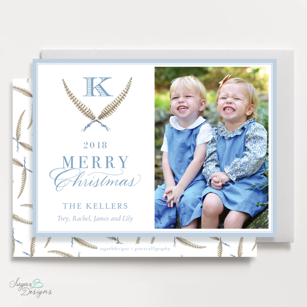 Pheasant Horizontal Christmas Card