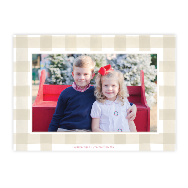 Pip the Pup Horizontal Christmas Card