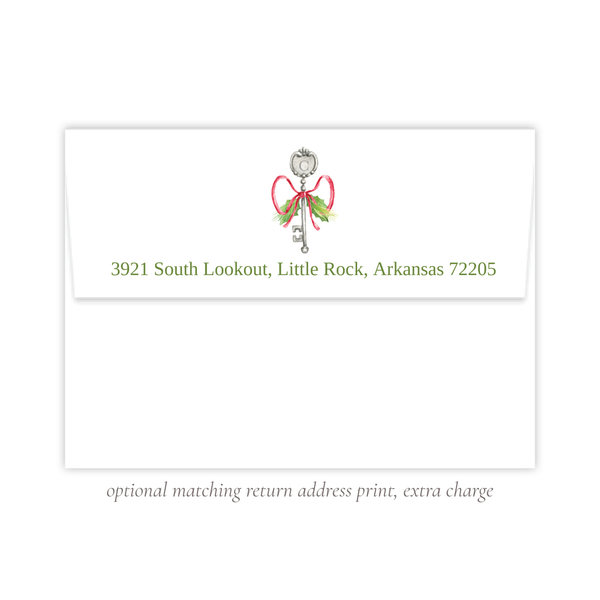 Victory Potter Landscape Change of Address Christmas Card