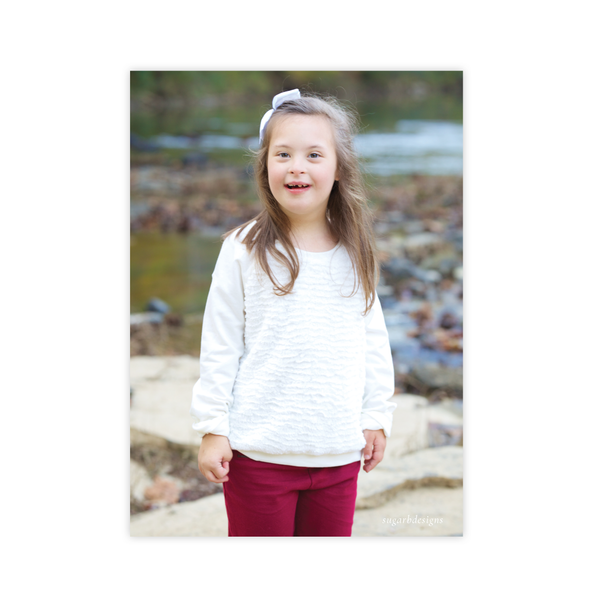 Roberson Peacock Full Floral Red Border Christmas Card