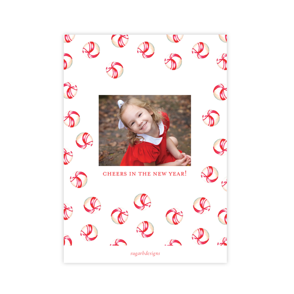 Rudolph's Delight Portrait Christmas Card