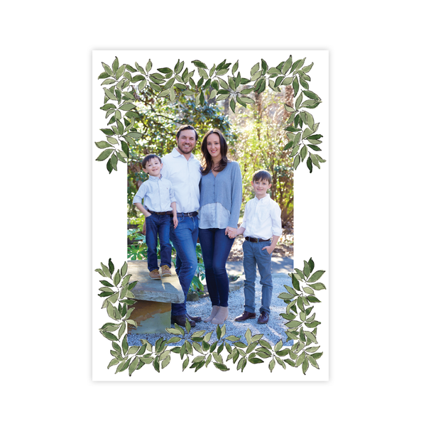 Southern Magnolia Christmas Card Portrait