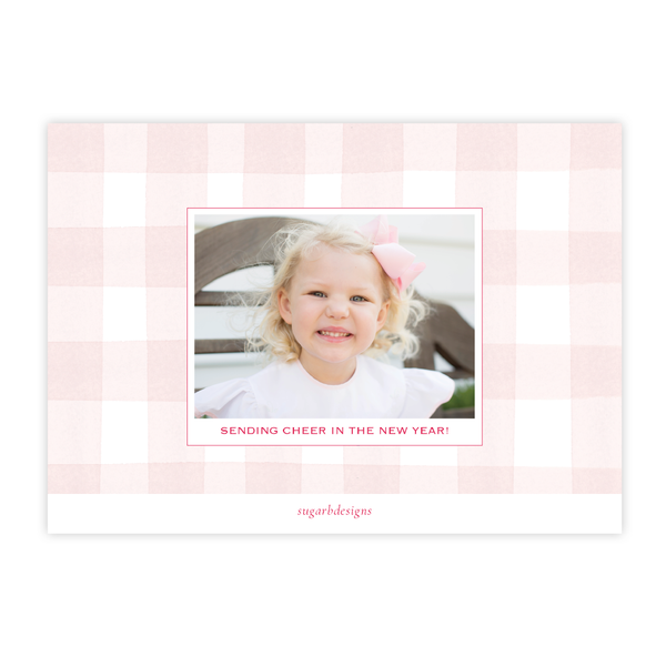 Sweet Treats Pink Christmas Card Landscape