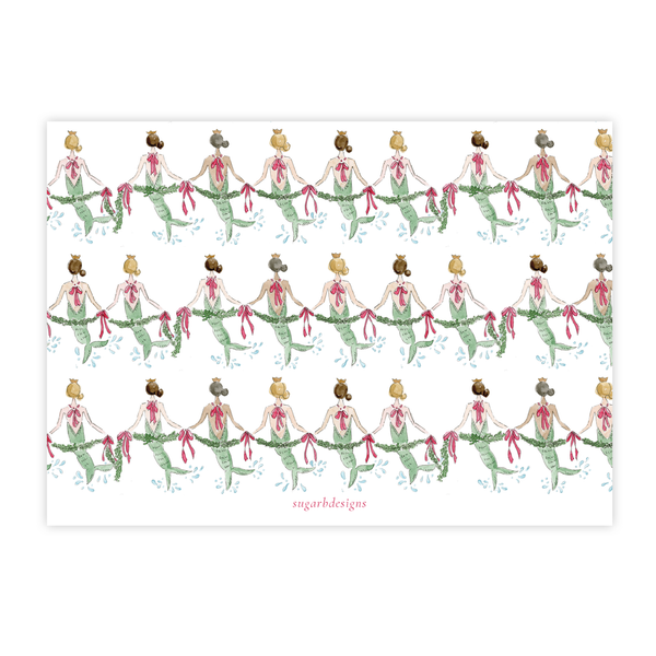 Splish, Splash Mermaid Birthday Invitation