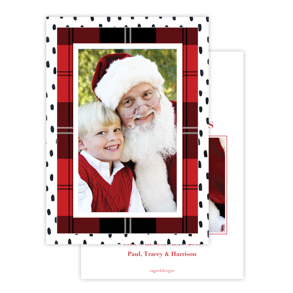 Sullivan Estate Red Portrait Christmas Card