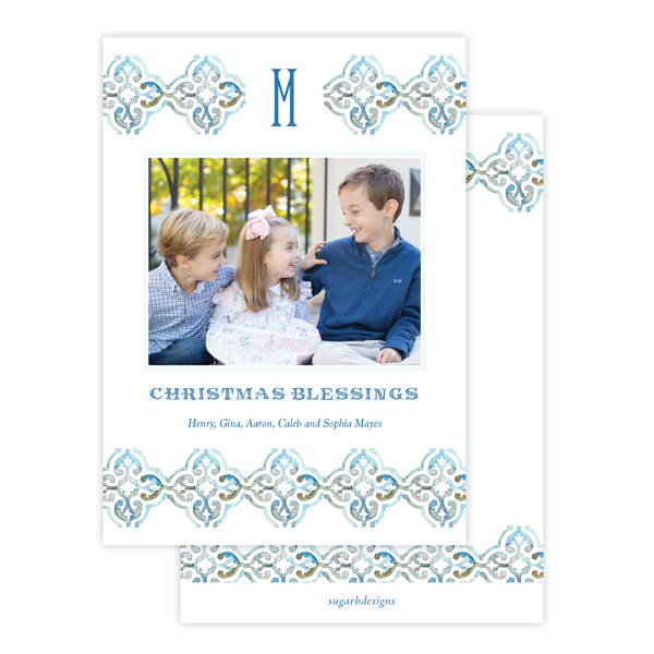 They Saw the Star Christmas Card Letter Portrait