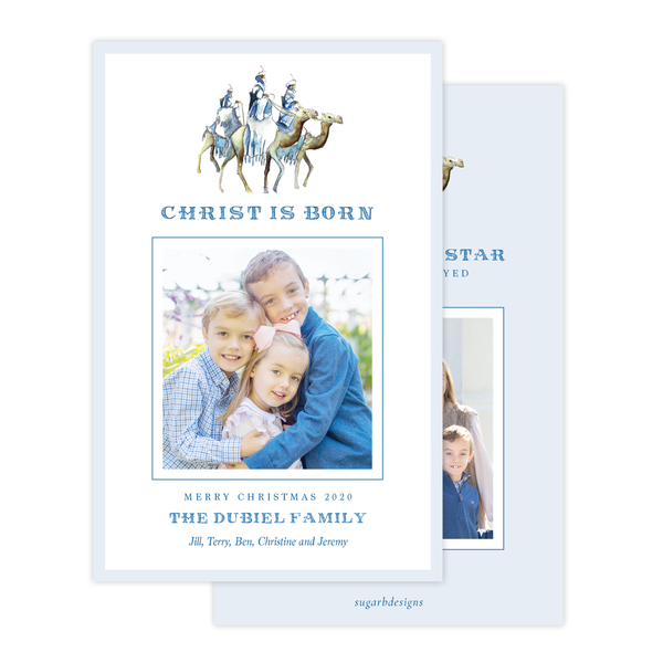 They Saw the Star A9 Christmas Card