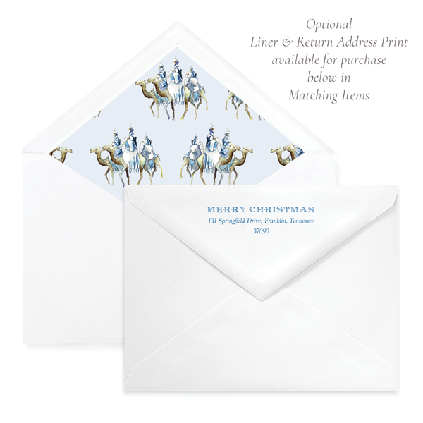 They Saw the Star A9 Christmas Card