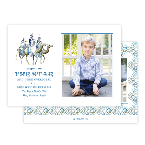 They Saw the Star Christmas Card Landscape