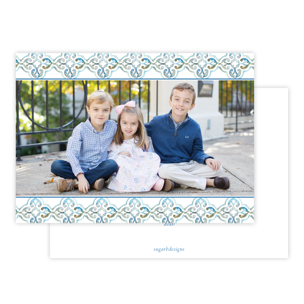 They Saw the Star Christmas Card Long Landscape