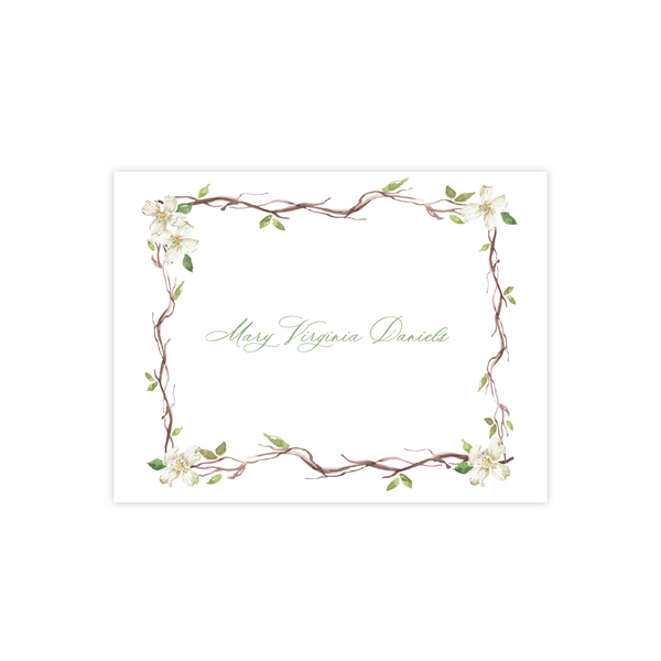 Thorp Dogwood Branch Fold Over Stationery