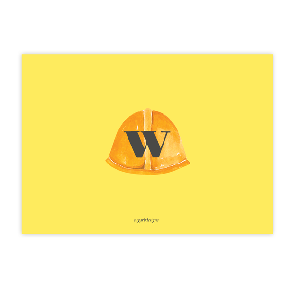 Traffic Cone Birthday Invitation