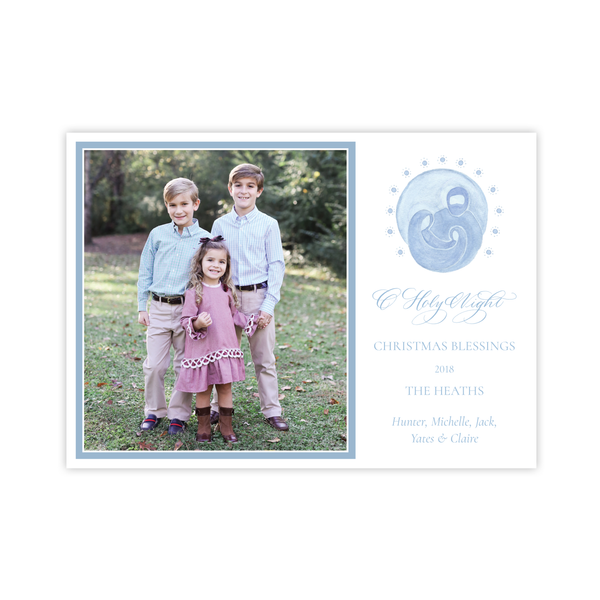 Newborn King Landscape Christmas Card