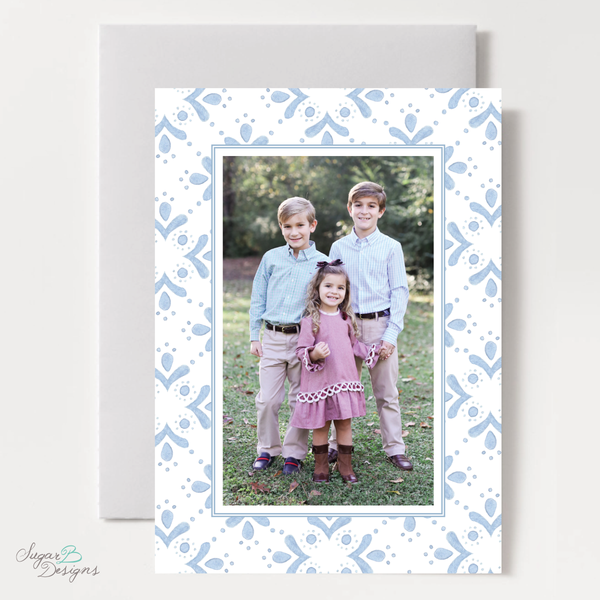Newborn King Vertical Christmas Card