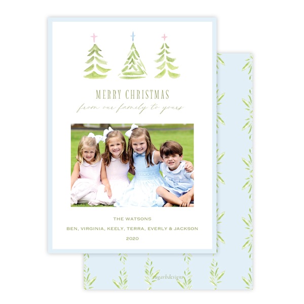 Varner Trees Christmas Card Portrait