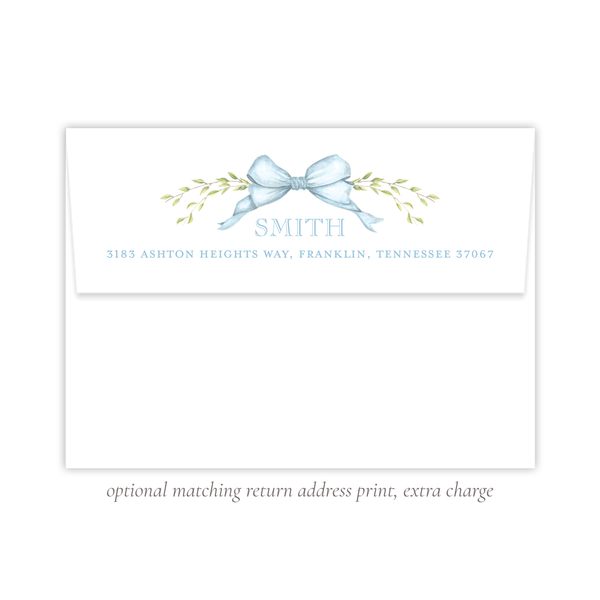 Victoria Blue New Year Card