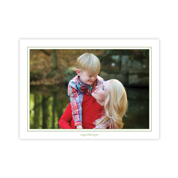 Victory Potter Landscape Change of Address Christmas Card