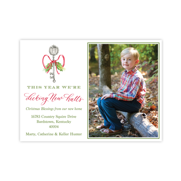 Victory Potter Landscape Change of Address Christmas Card