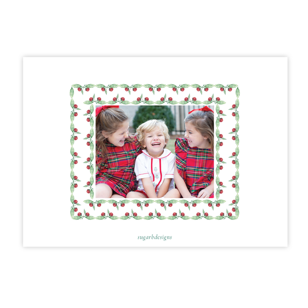 Warne Wreath Christmas Card Landscape