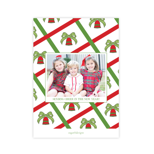 Wilmington Red and Green Christmas Card Portrait