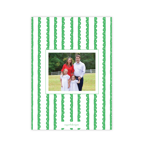 Windsor Winter Green Christmas Card
