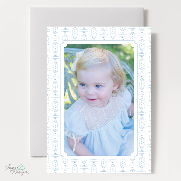 Wise Men Posie Pattern Christmas Card