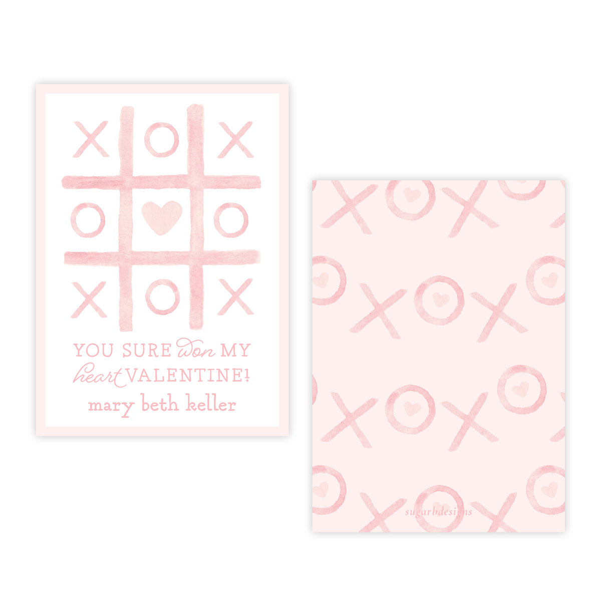Infinity V Bone Saint Valentin ver.カード＆ XOXO Valentine Card – Sugar B Designs