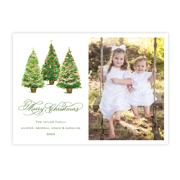 Anderson Trees Christmas Card Landscape