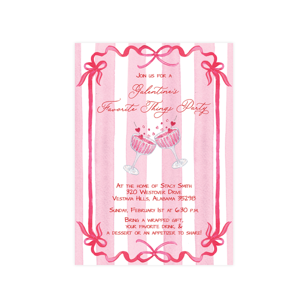 All The Favorites Galentines Invitation