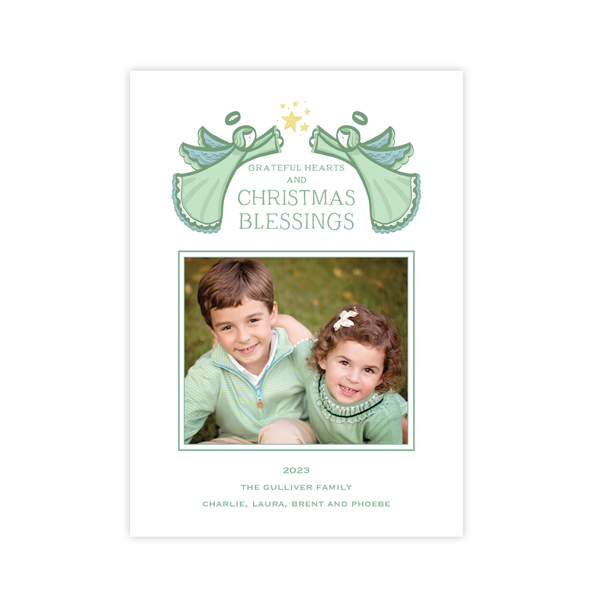 Blessing Angels Christmas Card