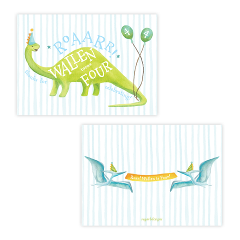 Dino Mite 4 Bar Party Favor Gift Tag