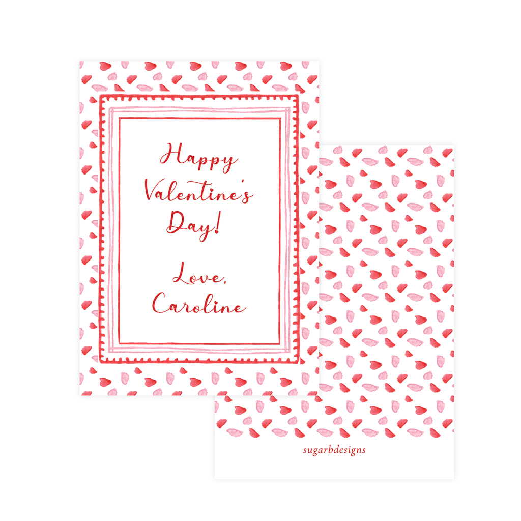 Happy Hearts Valentine Card