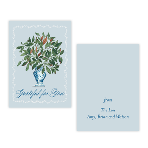 Southern Magnolia Vase Gift Tag